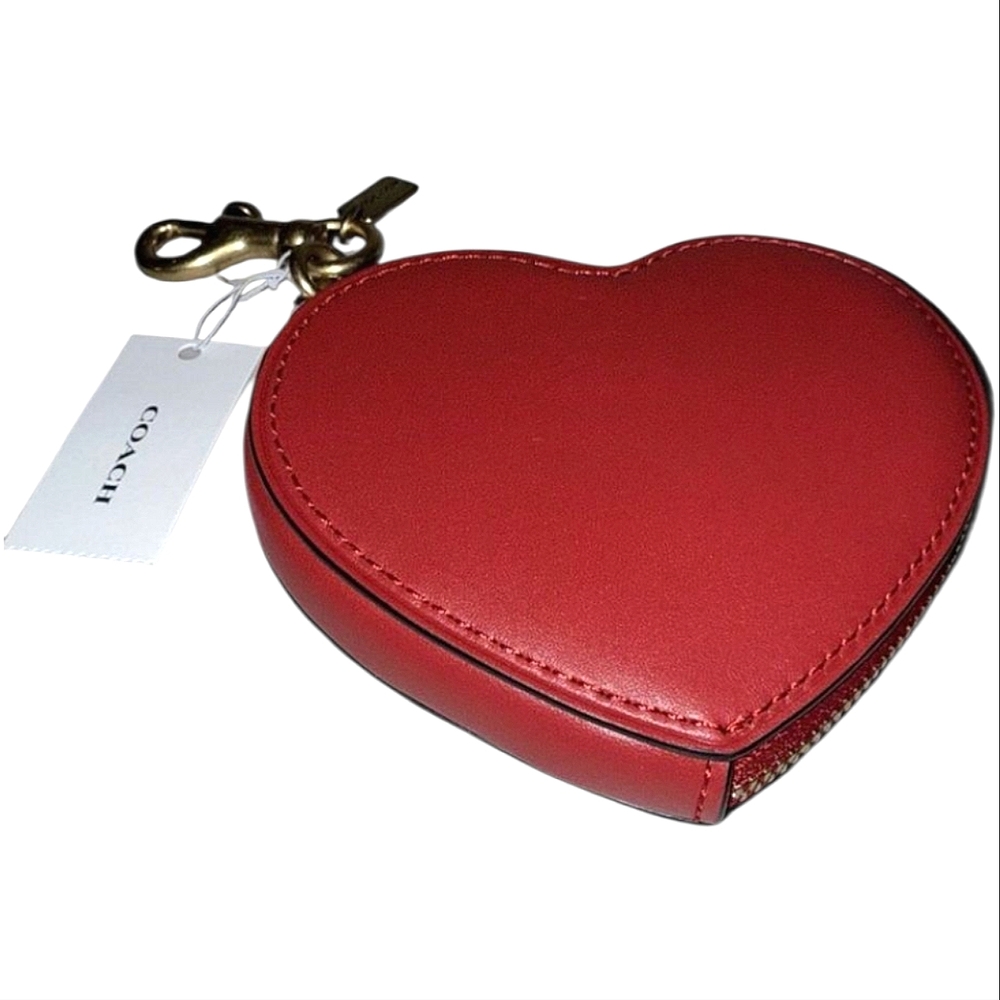 ❤️ COACH Heart Coin Purse Limited Edition NWT - Picture 10 of 13